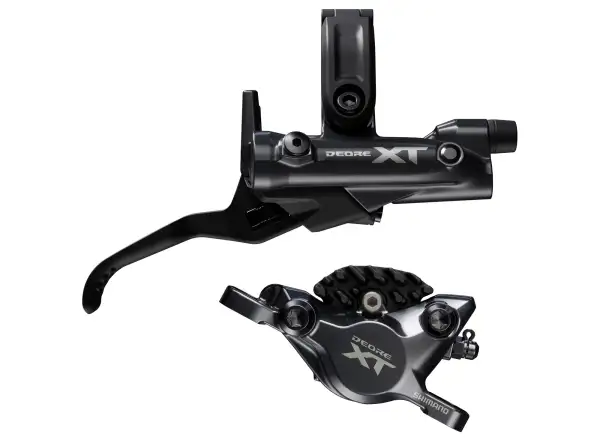 Shimano Deore XT BR-M8200+BL-M8200 hintere Scheibenbremse Beläge metallisch mit Kühlung