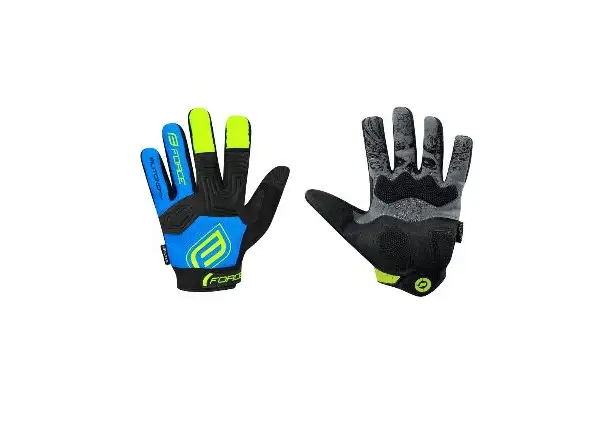 Force Kid Autonomie Kinder-MTB-Handschuhe schwarz/blau