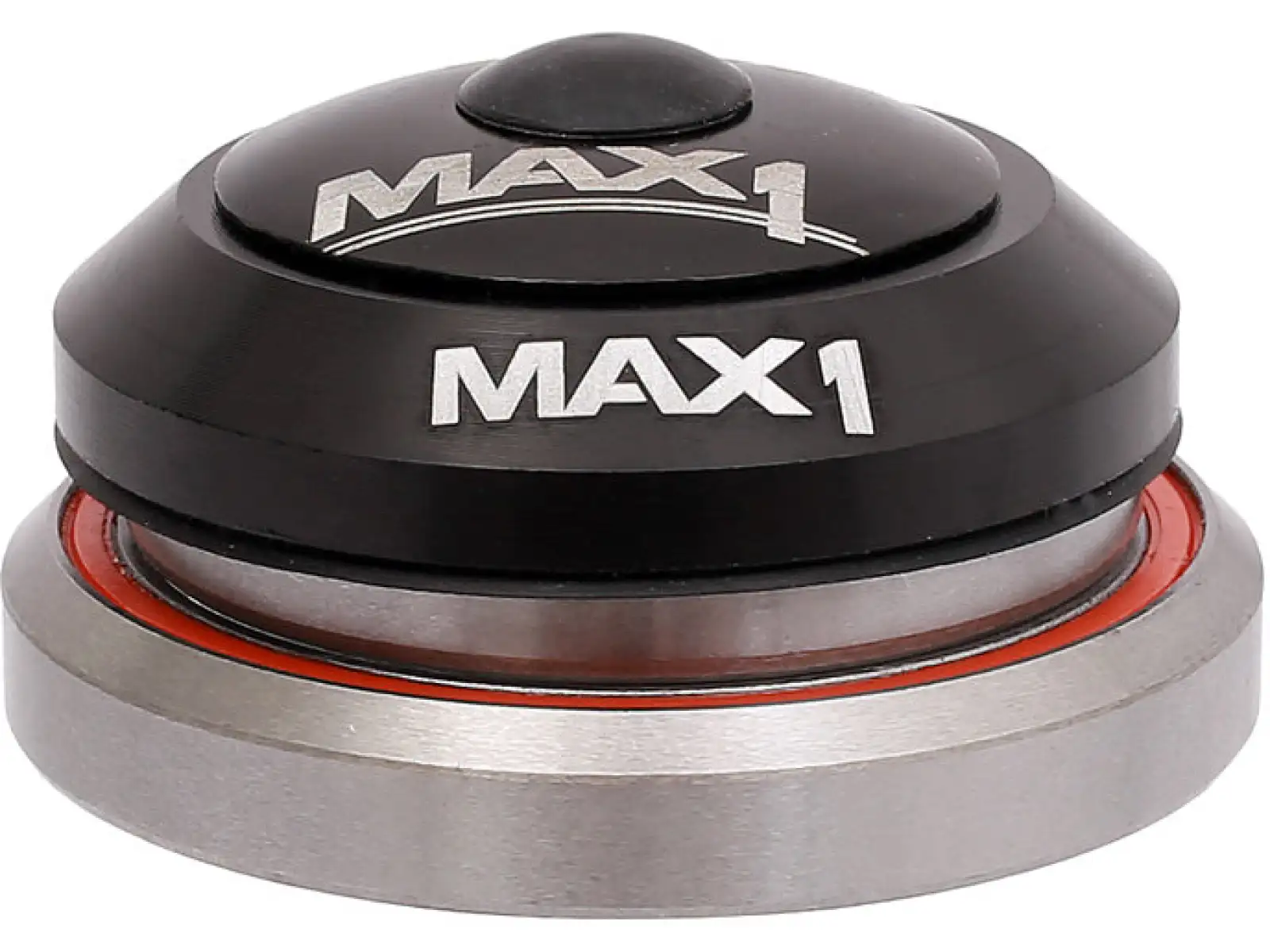 MAX1 1 1/8" - 1,5" integrierte asymmetrische Steuersatz schwarz