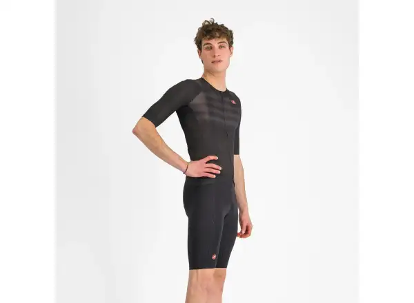Castelli Free Aero Race Herrenhose mit Einsatz und Trägern Black