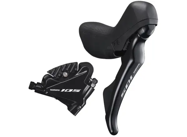 Shimano 105 ST-R7020+BR-R7070 Rechter 2×11-fach Schalt-/Bremsgriff + Bremssattel