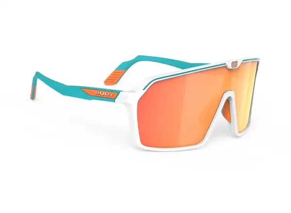 Rudy Project Spinshield Sonnenbrille White-Emerald/Multilaser Orange