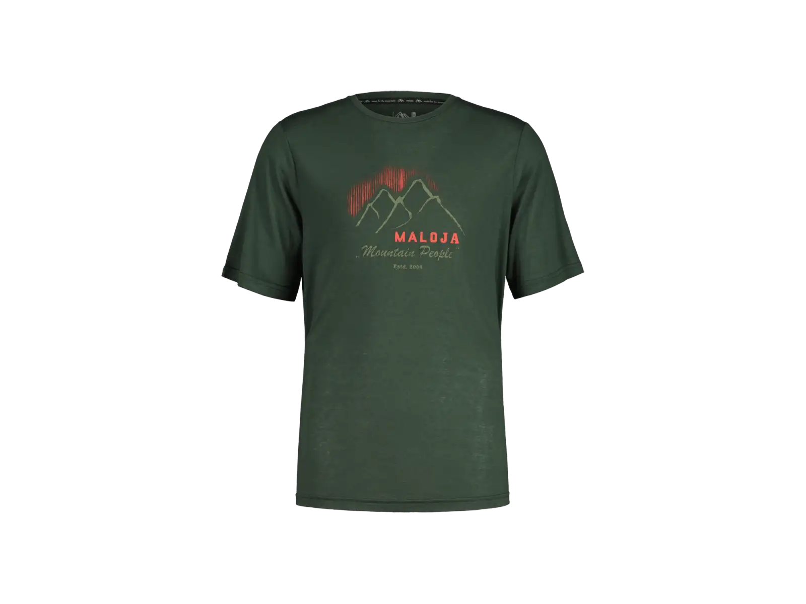 Maloja SichliM. Herren T-Shirt Kurzarm Deep Forest