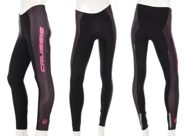 Crussis elastische Damenhose Schwarz/Rosa