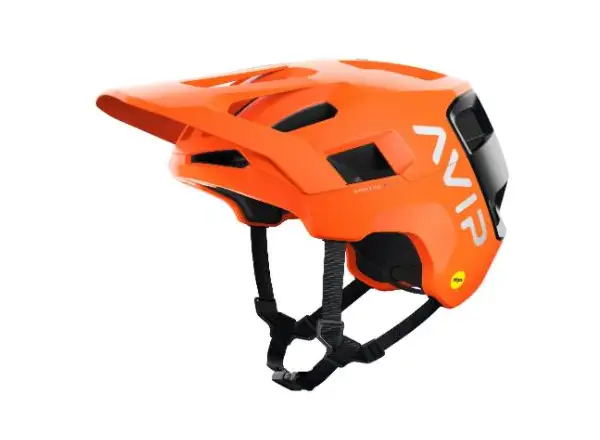 POC Kortal Race MIPS Helm Fluorescent Orange AVIP/Uranium Black Matt