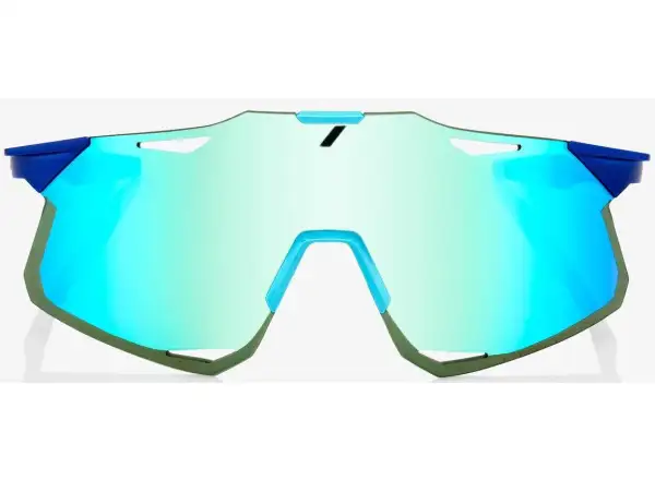 Sonnenbrille 100% Hypercraft Matt Metallic Blau Topaz