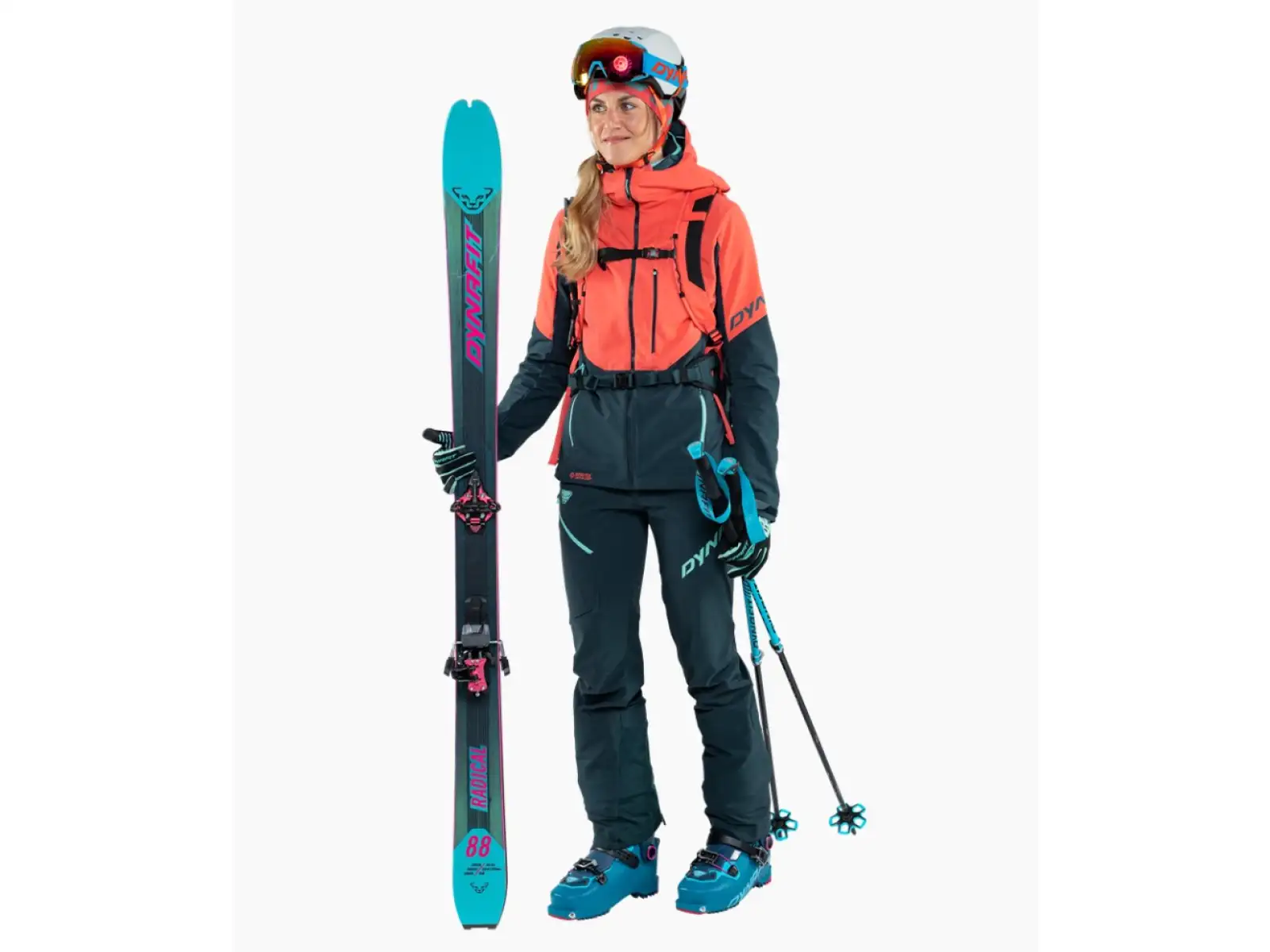 Dynafit Radical Infinium Hybrid Damen Hose Blueberry/Marine Blue
