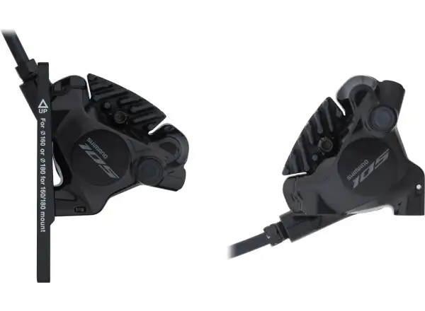 Shimano 105 Di2 BR-R7170 + ST-R7170 Scheibenbremse Set vorne + hinten, J-kit, Polymer
