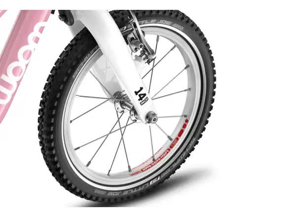 Woom GO 1 Plus Kinderlaufrad 14" Farbe Powder Pink