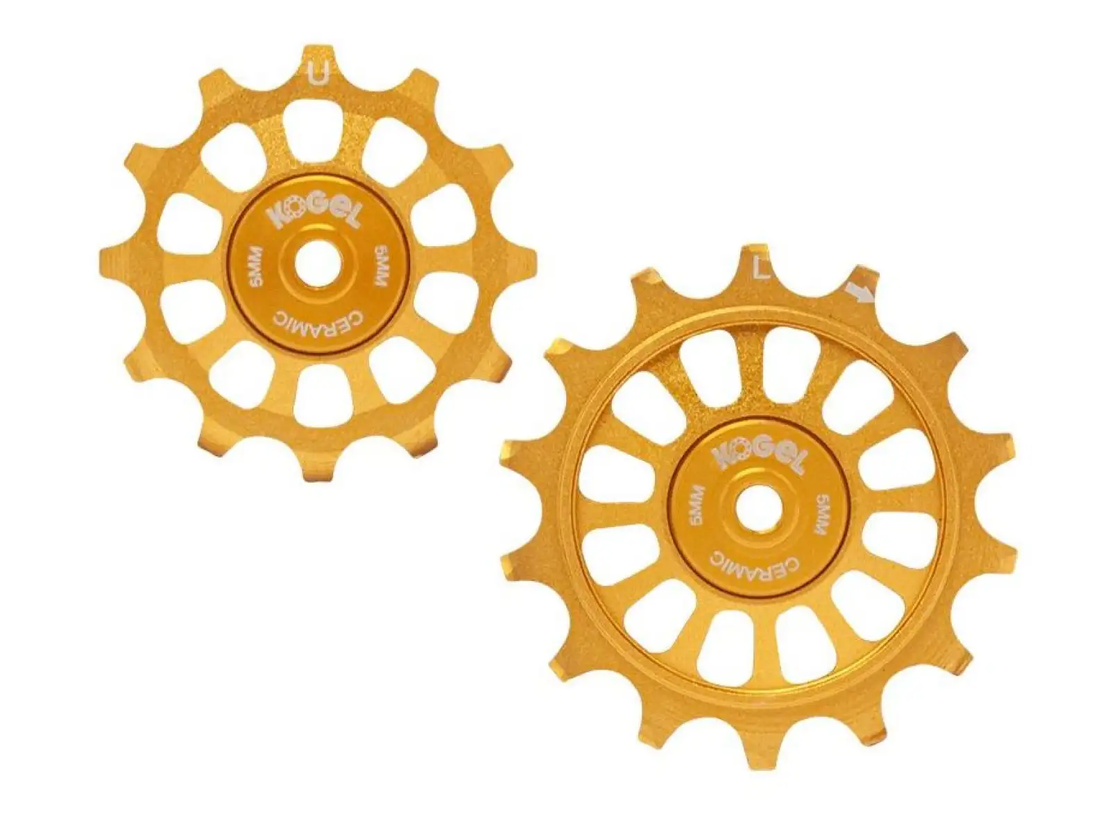 Kogel Straßenrollen für Shimano Dura Ace / Ultegra / 105 12/14 Z. Gold