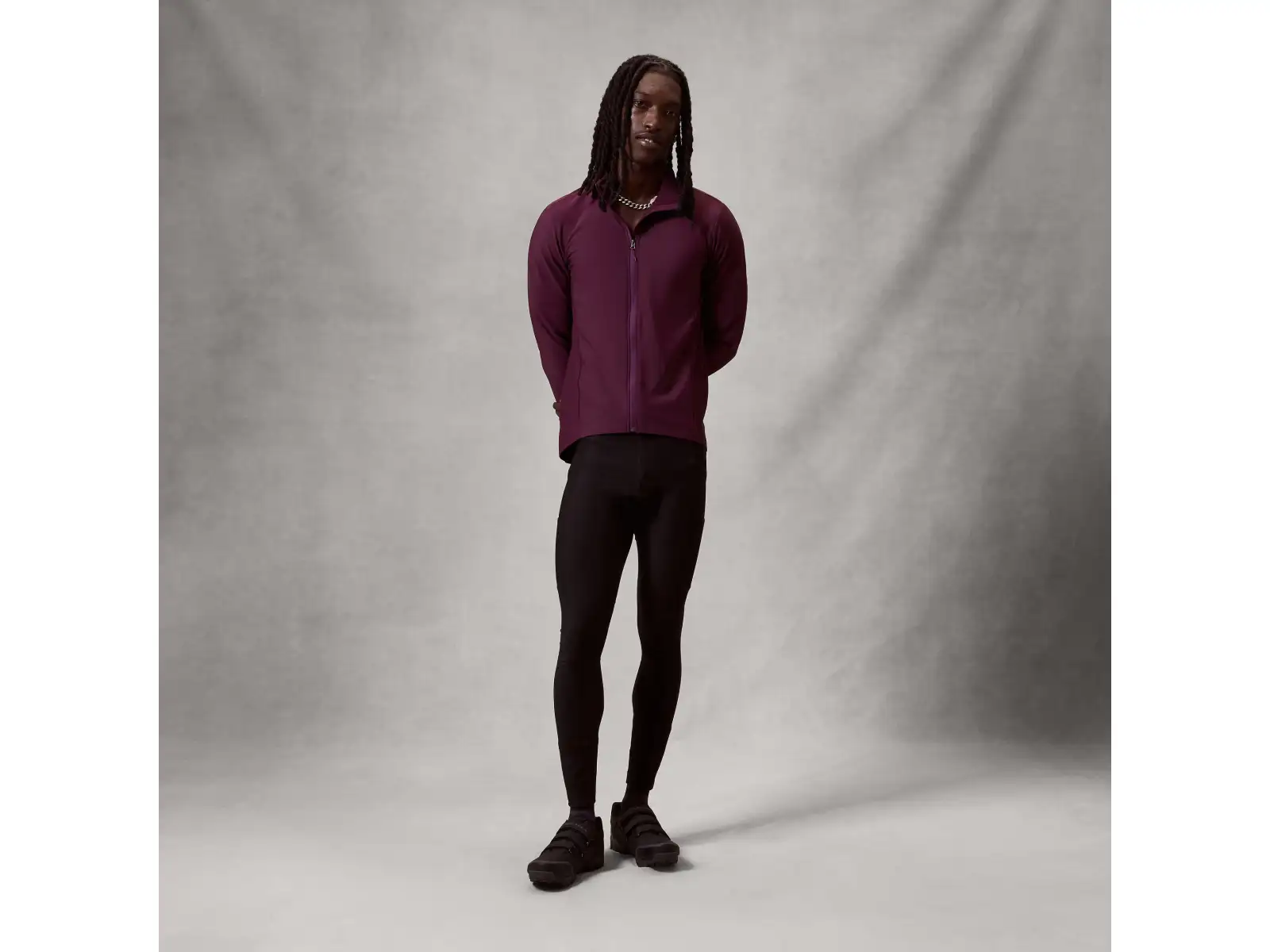 Endura Loop Ride Herrentrikot Langarm Black Cherry