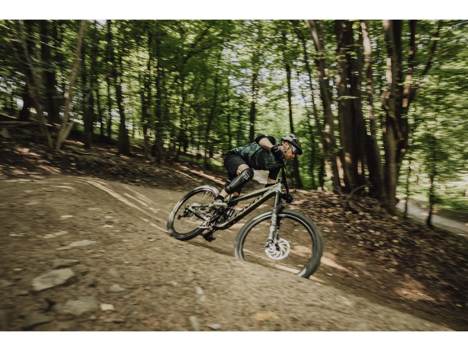 Force MTB Move Herren Trikot kurze Ärmel dark green