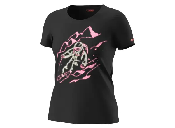 Dynafit Blacklight Cotton Damen T-Shirt Kurzarm Black Out