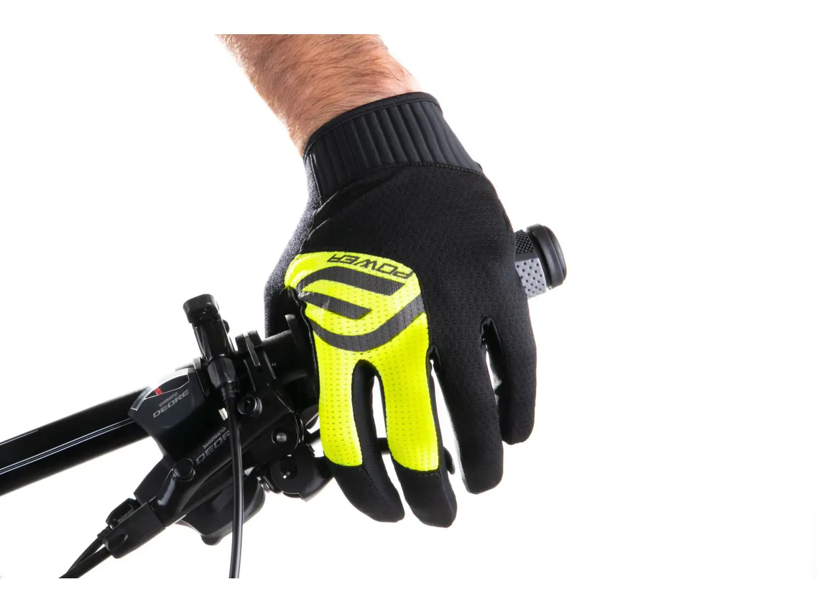 Force MTB Power Handschuhe Schwarz/Fluo