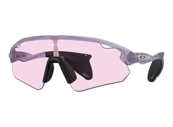 Oakley Stunt Devil A Sportbrille Transparent Lilac/Prizm Low Light