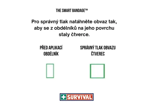 Survival Smart Bandage Druckverband 10 cm x 2m