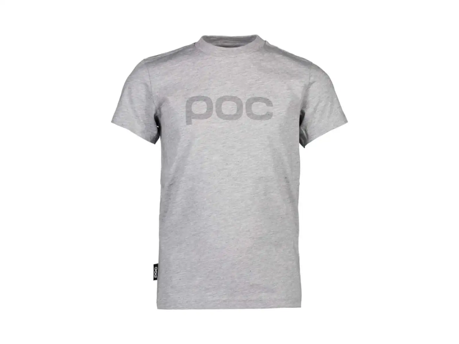 POC Tee Jr Kinder T-Shirt Kurzarm Grey Melange