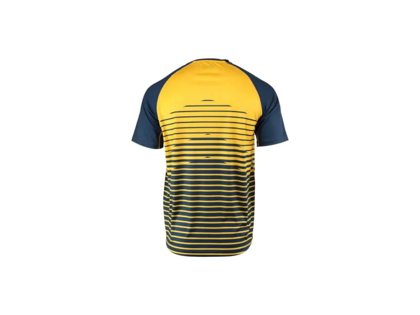 Yeti Longhorn Herrentrikot mit kurzen Ärmeln Gold/Navy