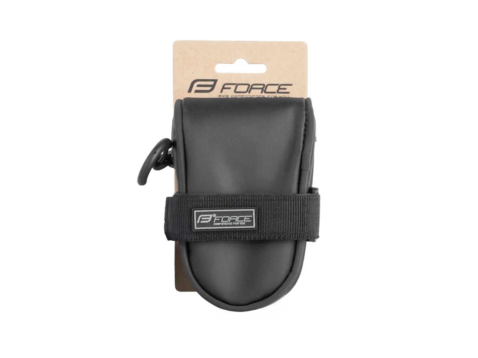 Force Minibag M Satteltasche Klettverschluss, schwarz