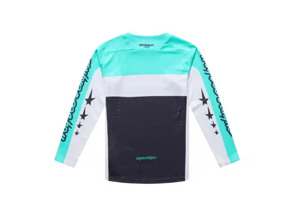 Troy Lee Designs Youth Sprint Pro Kindertrikot Langarm Yo Moto Carbon