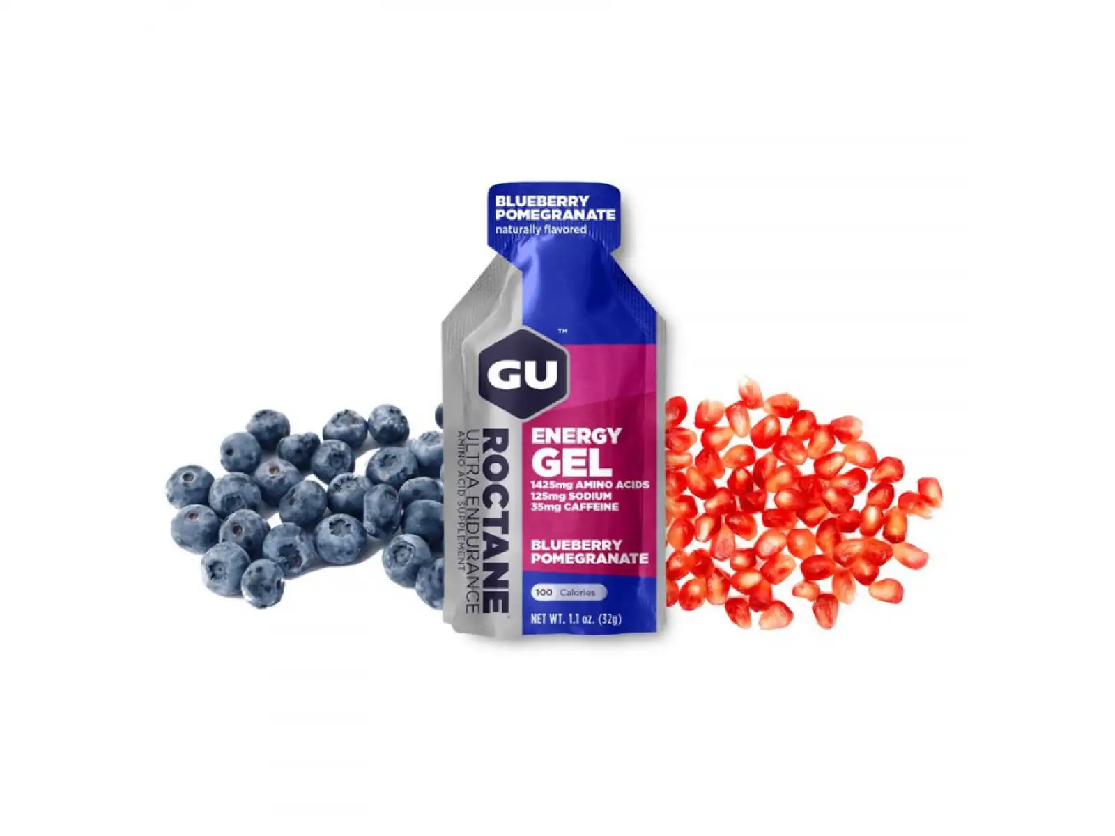 GU Roctane Energy Gel Blaubeere/Granatapfel Beutel 32 g