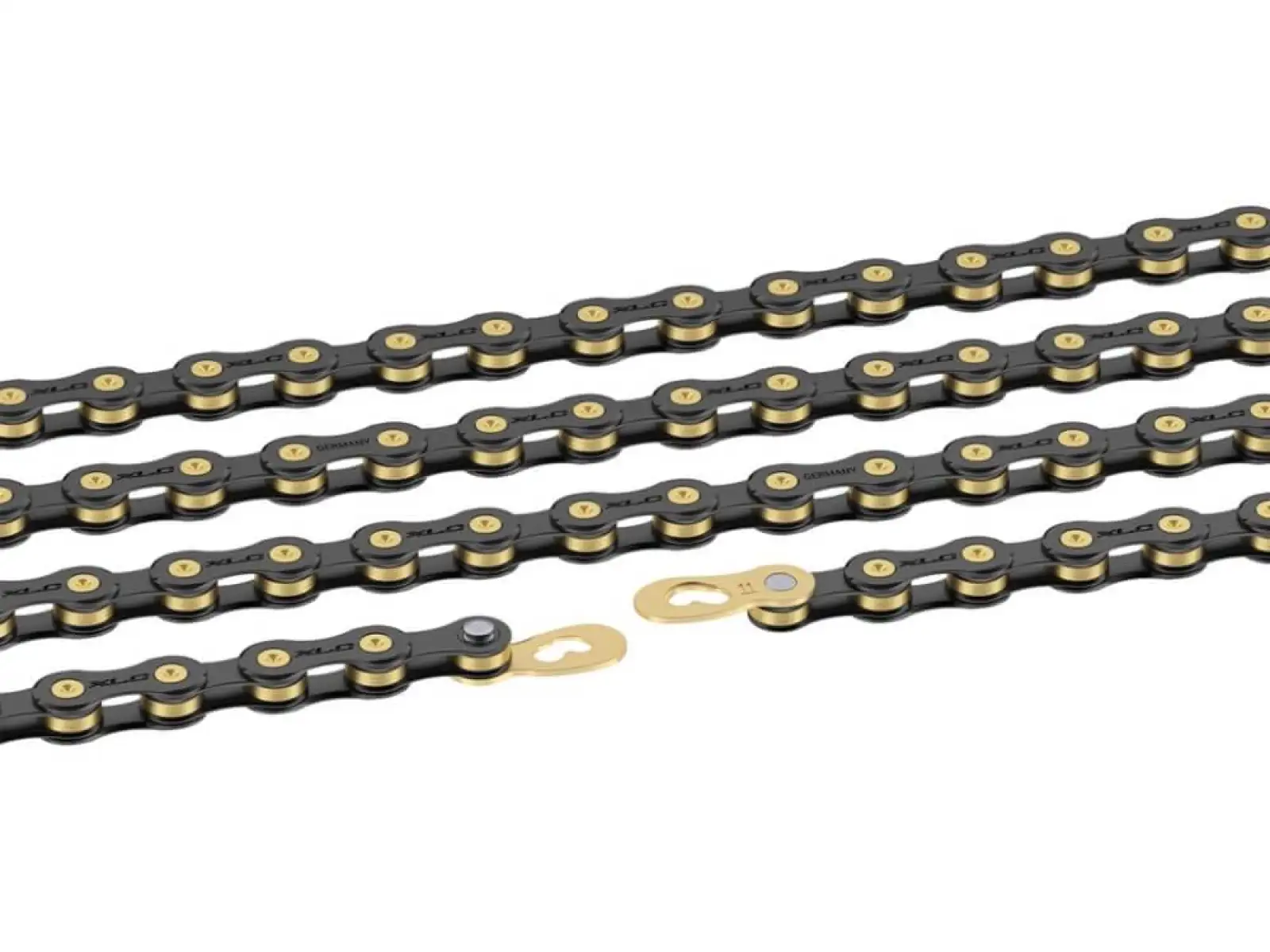XLC Kette CC-C03 114 Glieder schwarz/gold