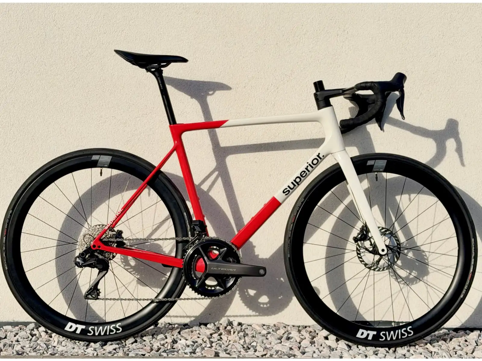 Superior RR 9.8 Fahrrad Rennrad Gloss Red / White GEPRÜFT