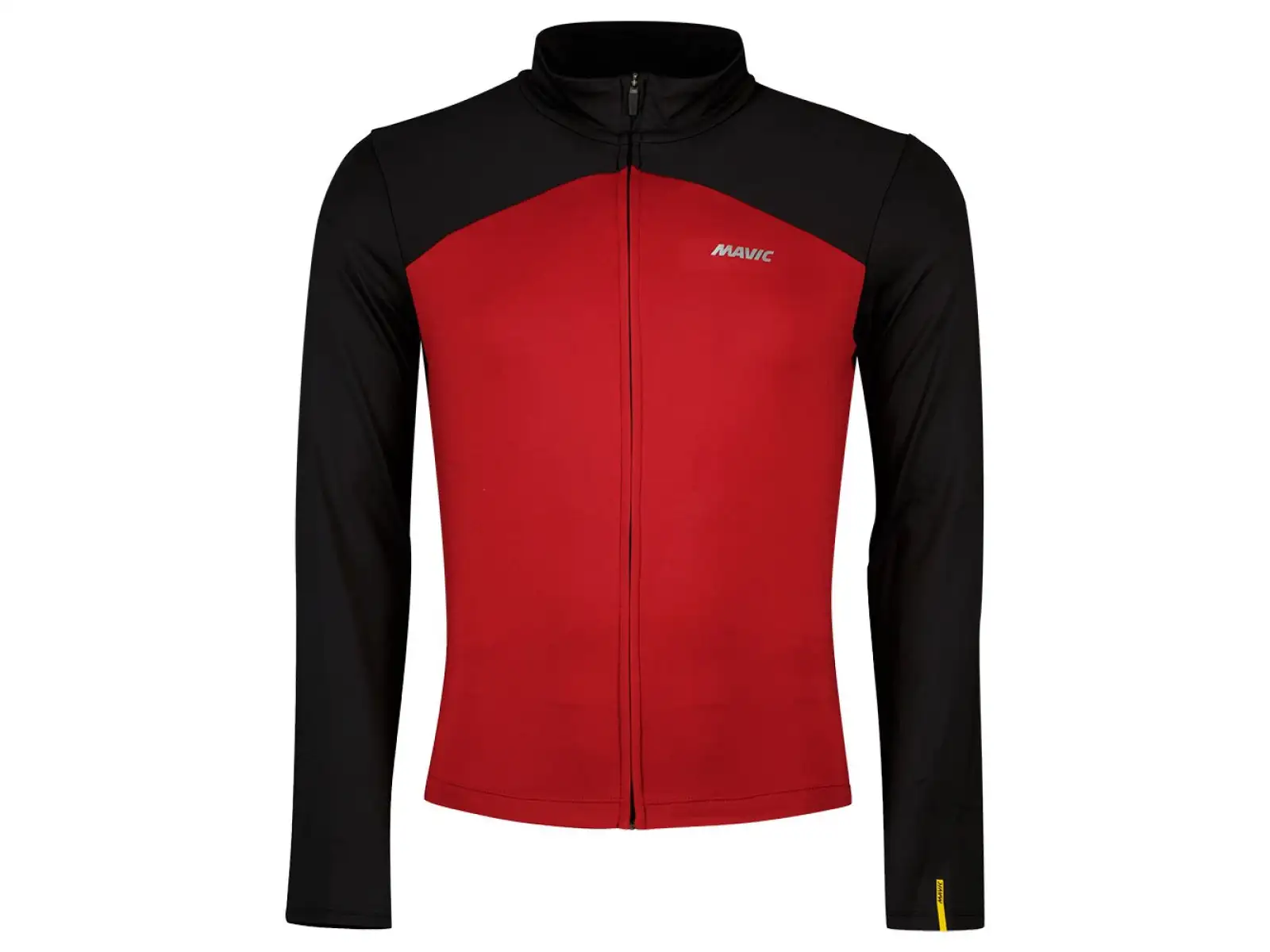 Mavic Cosmic Thermo Herren Langarmtrikot Thermo Schwarz/Biking Rot