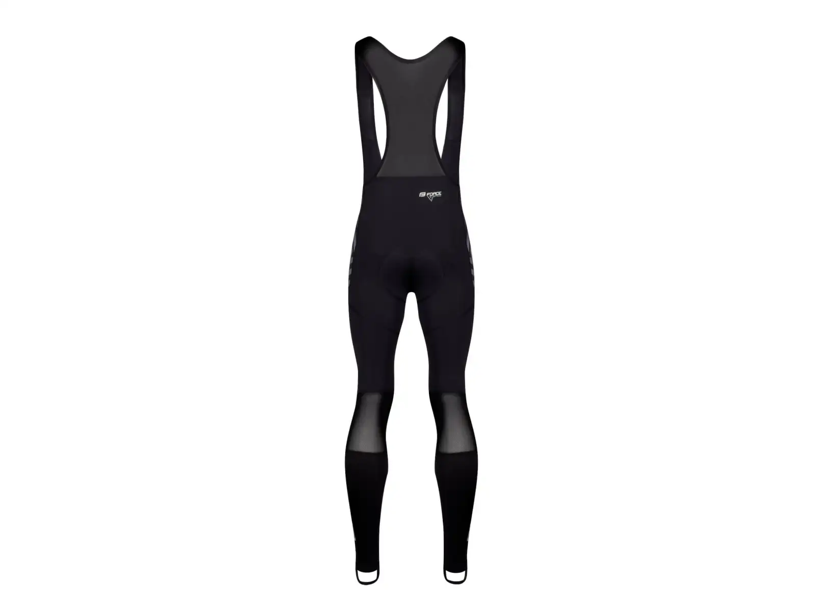 Force Spike Herrenhose mit Träger und Polsterung Schwarz/Weiß