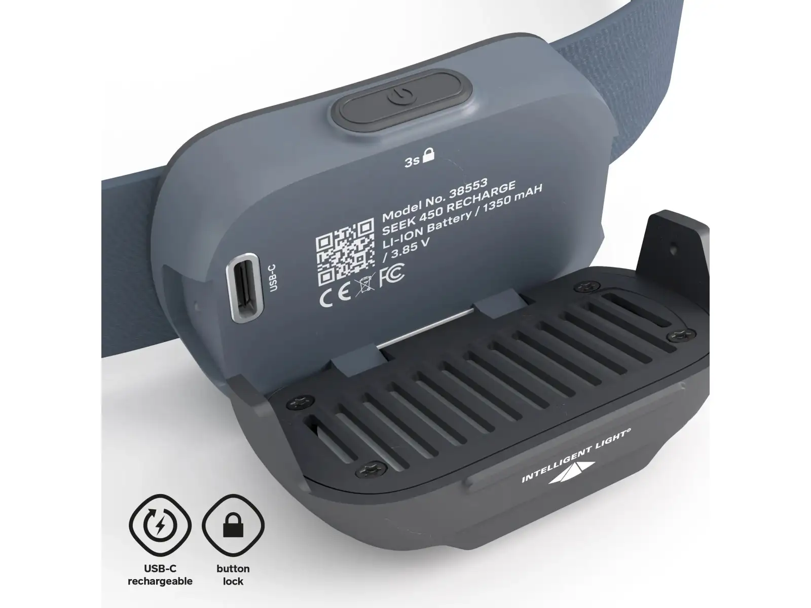 Silva Seek 450 Recharge Stirnlampe Whiteout