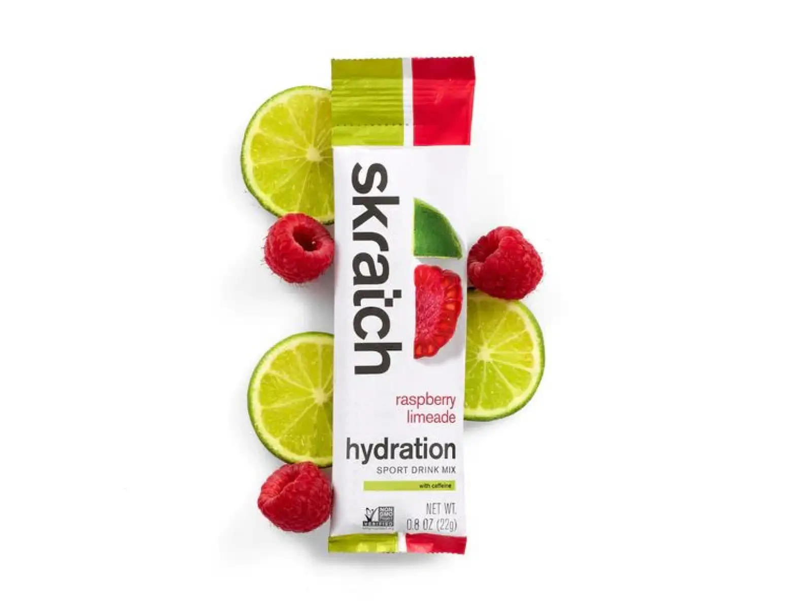 Skratch Labs Exercise Hydration Mix iontový nápoj 22 g Himbeere/Limette + Koffein