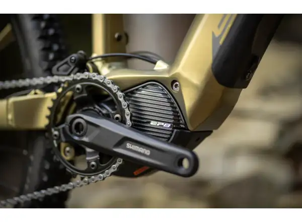 Superior eXF 8089 Fully Suspended E-Bike Matte Olive Metallic/Chrome Silver