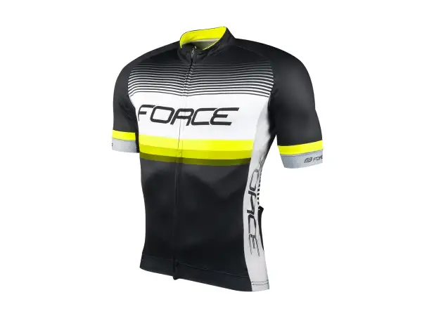 Force Drive Herren Trikot Kragen schwarz