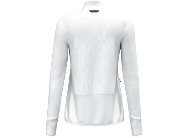 Salewa Puez Waffle HYB PL Damen Fleecejacke Weiß