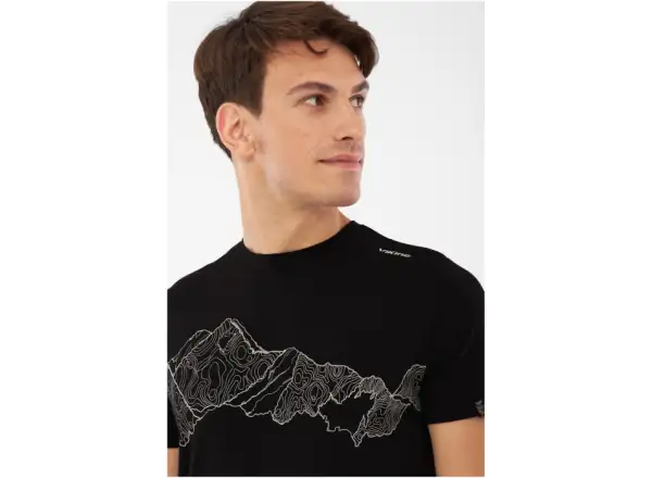 Viking Lenta Bamboo Herren T-Shirt Kurzarm Black/Grey