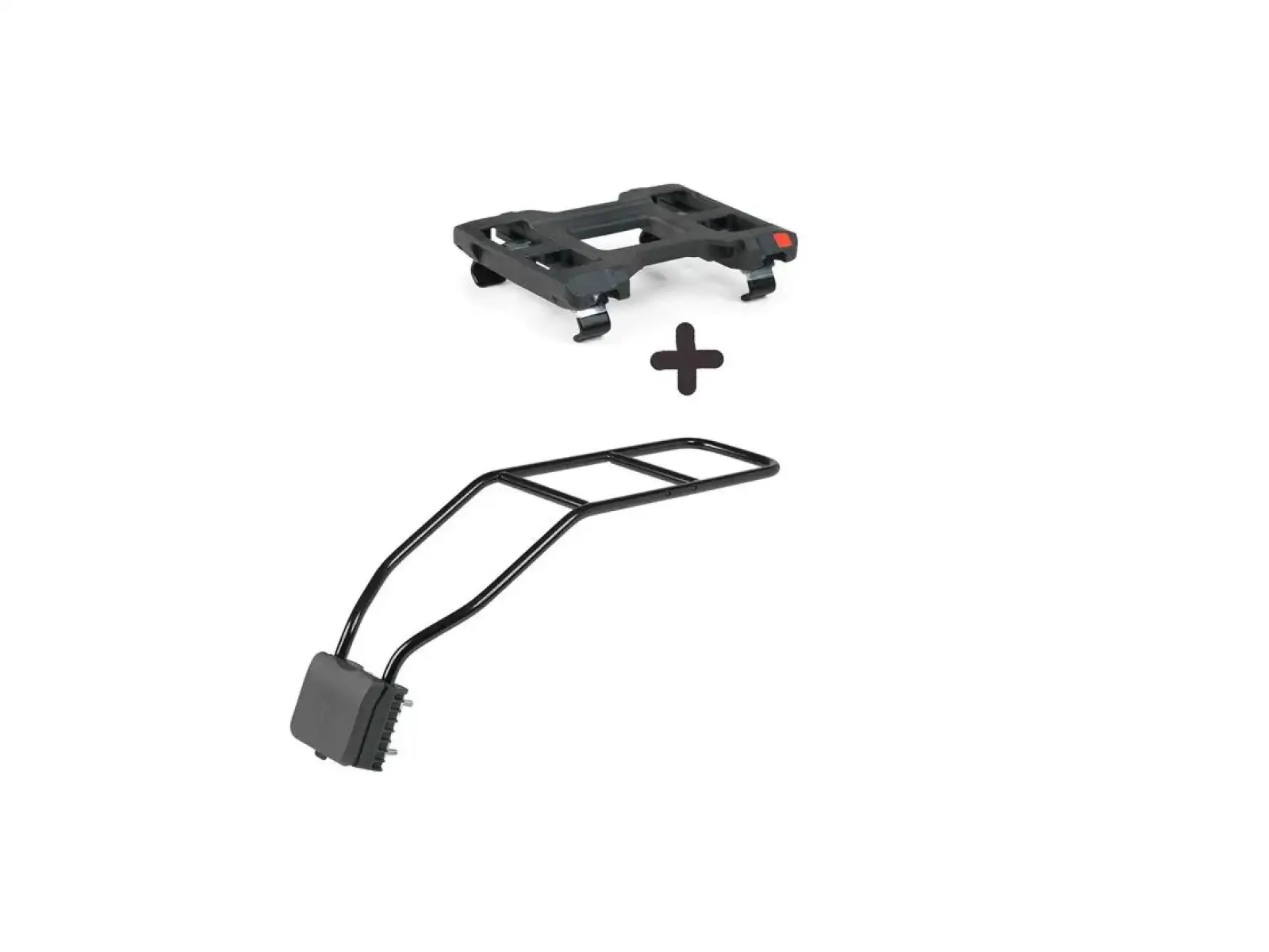 Urban Iki Rücksitz mit Adapter und Rahmenhalterung SET Koge Braun/Kurumi Braun