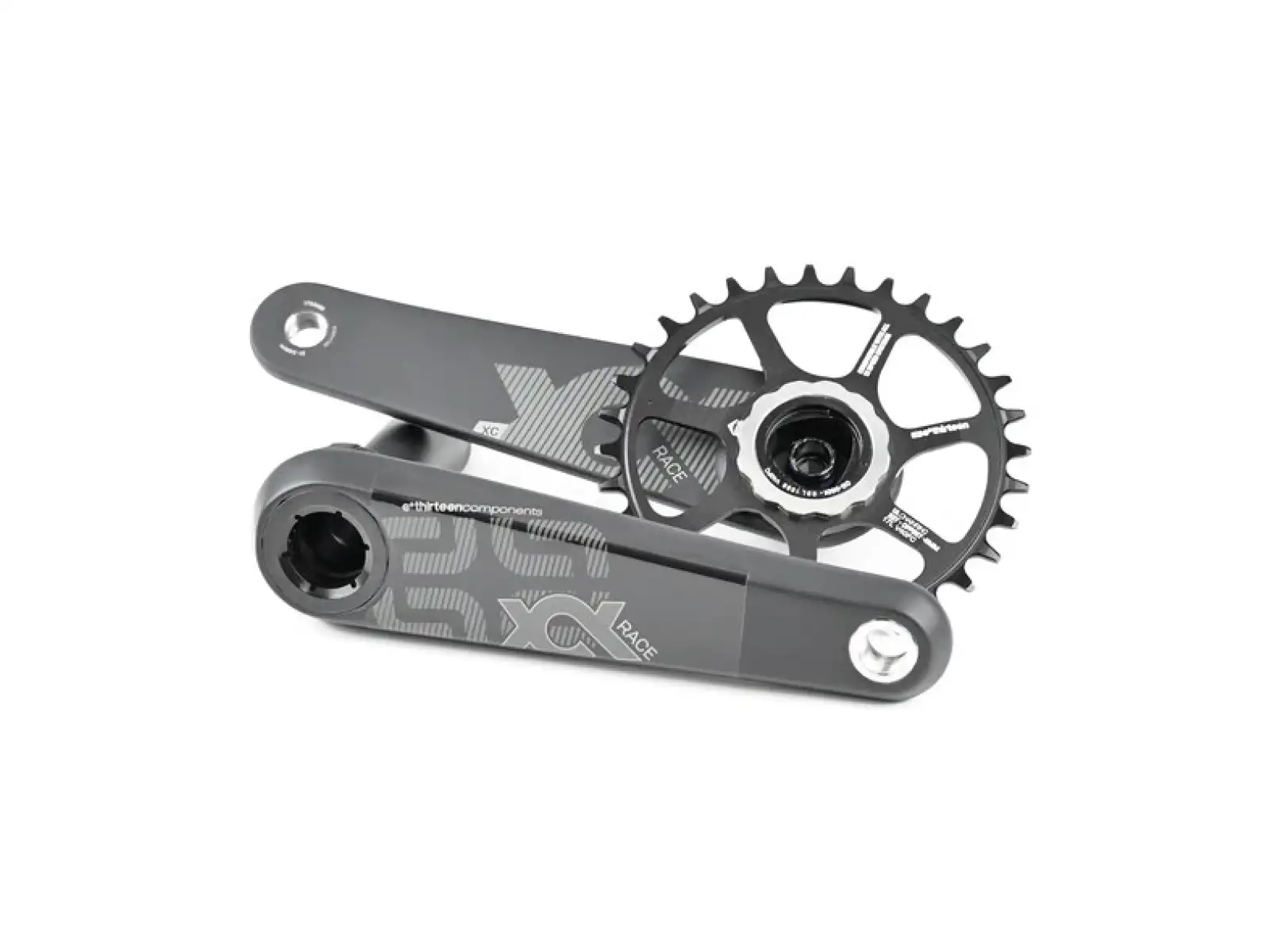 E-13 XCX Race Carbon Kurbeln ohne Kettenblatt 175/73 mm