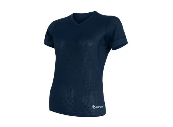 Sensor Coolmax Air Damen T-Shirt Kurzarm Deep Blue
