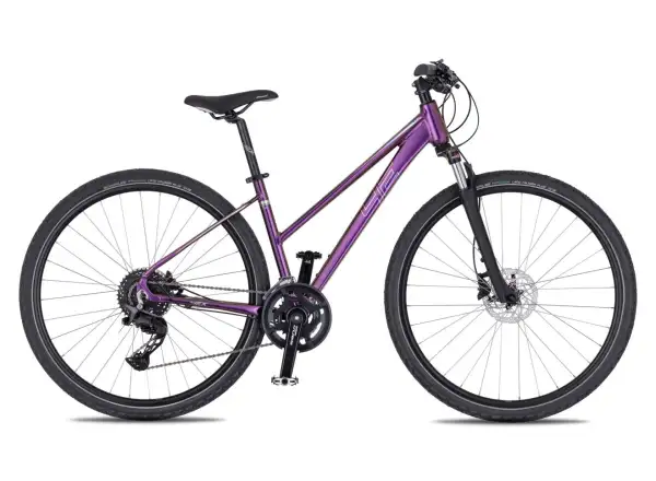 4Ever Pulse Disc Trekkingfahrrad purple / hologram