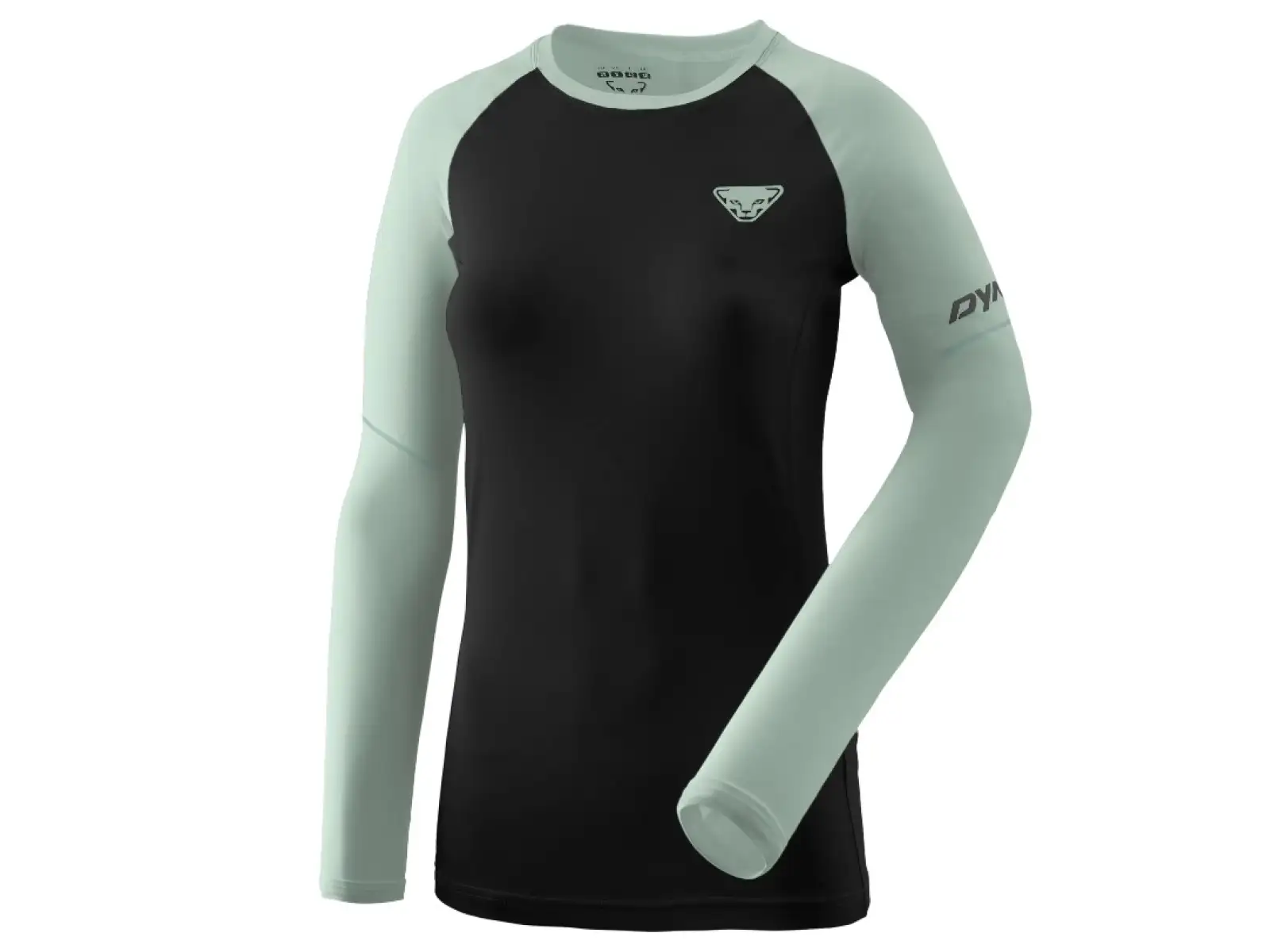 Damen-Langarmshirt Dynafit Alpine Pro Black Out/Jadelite.