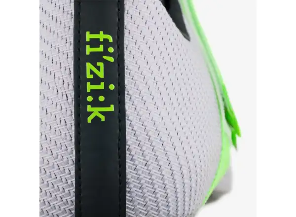 Fizik Vento Powerstrap Aeroweave Rennradschuhe Light Violet/Neon Green