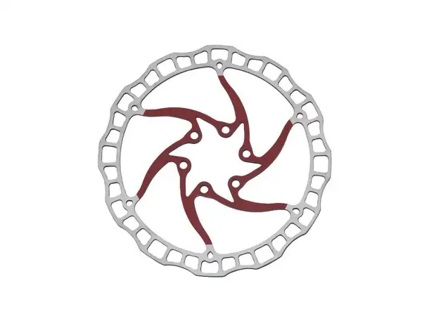 Quaxar Lynx Bremsscheibe 140 mm Rot