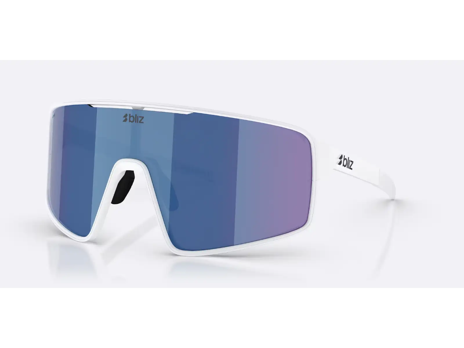 Bliz P001 Sonnenbrille Matte White/Grey Blue Multi
