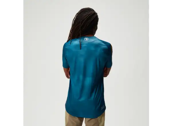 Endura Cloud Herrentrikot kurzarm Blue Steel