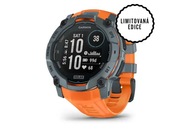 Garmin Instinct 3 Solar 50 mm Smartwatch Twilight/Solstice Band