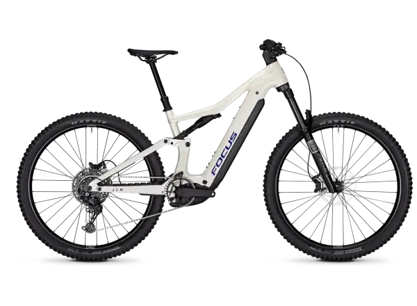 Focus JAM 7 600Wh vollgefedertes E-Bike Champagne / Shellwhite