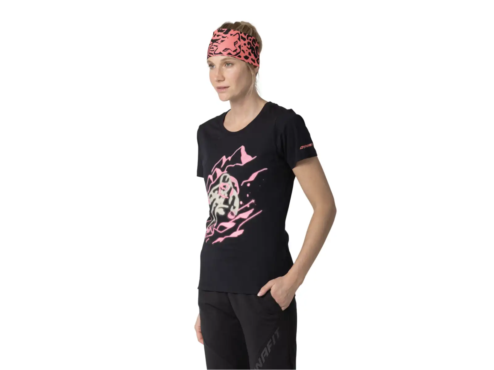 Dynafit Blacklight Cotton Damen T-Shirt Kurzarm Black Out
