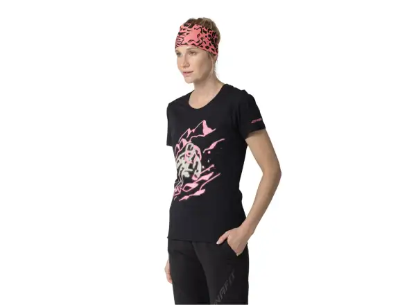 Dynafit Blacklight Cotton Damen T-Shirt Kurzarm Black Out