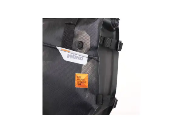 Woho X-Touring Dry Rahmentasche 12 l Cyber-Camo Diamond Schwarz Größe L.