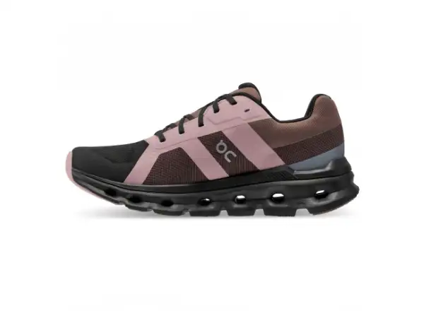 On Cloudrunner Waterproof Damen Laufschuhe Schwarz/Weinrot